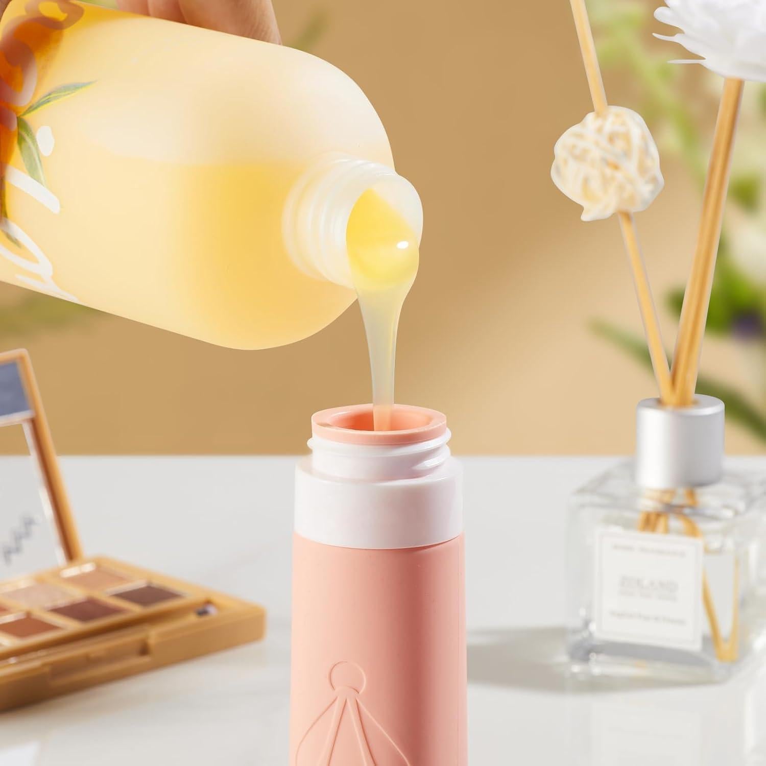 Botellas de Viaje INSFIT 90ml A Prueba de Fugas - 5 Piezas