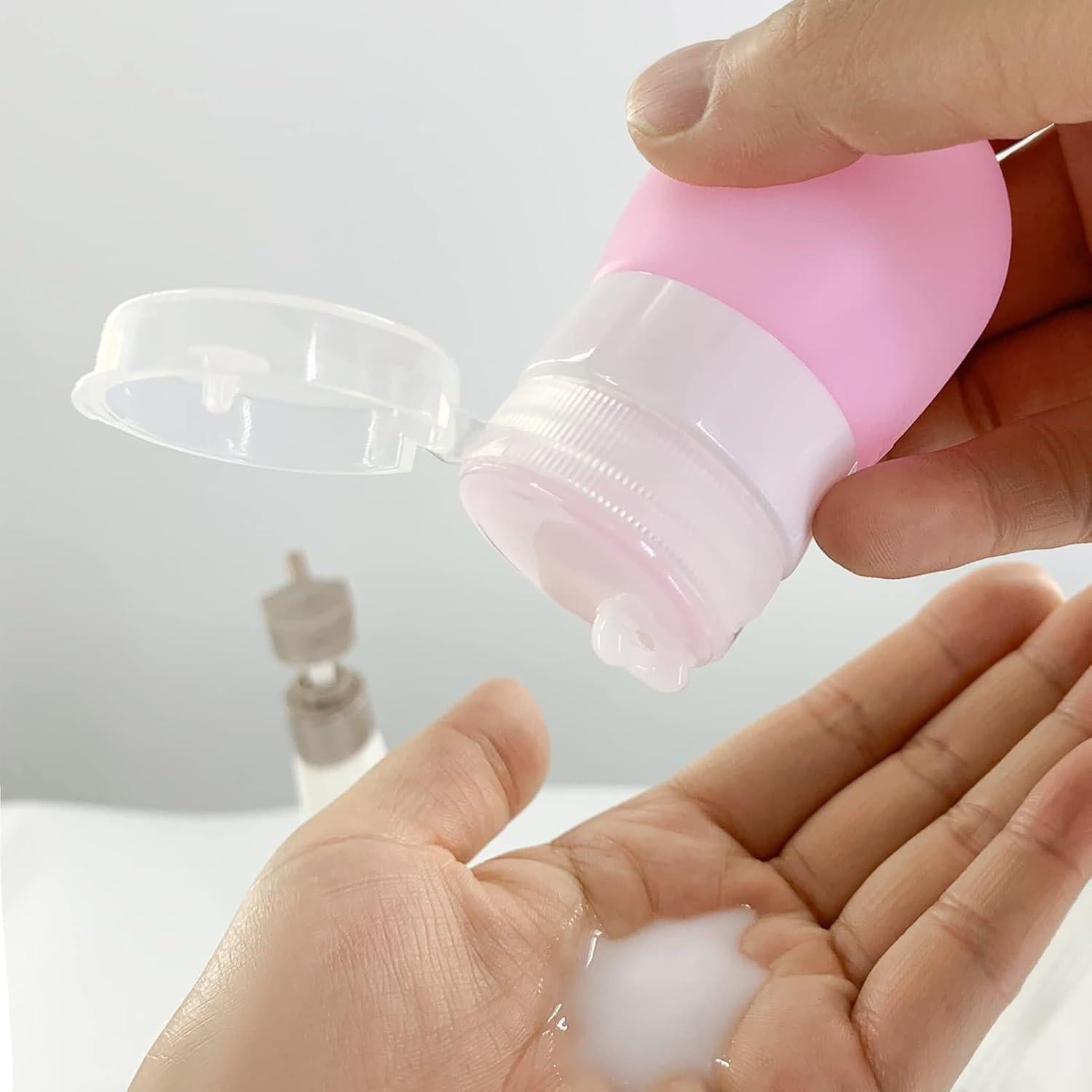 Botellas de Viaje de Silicona Mziart 38.4 ml - Paquete de 3