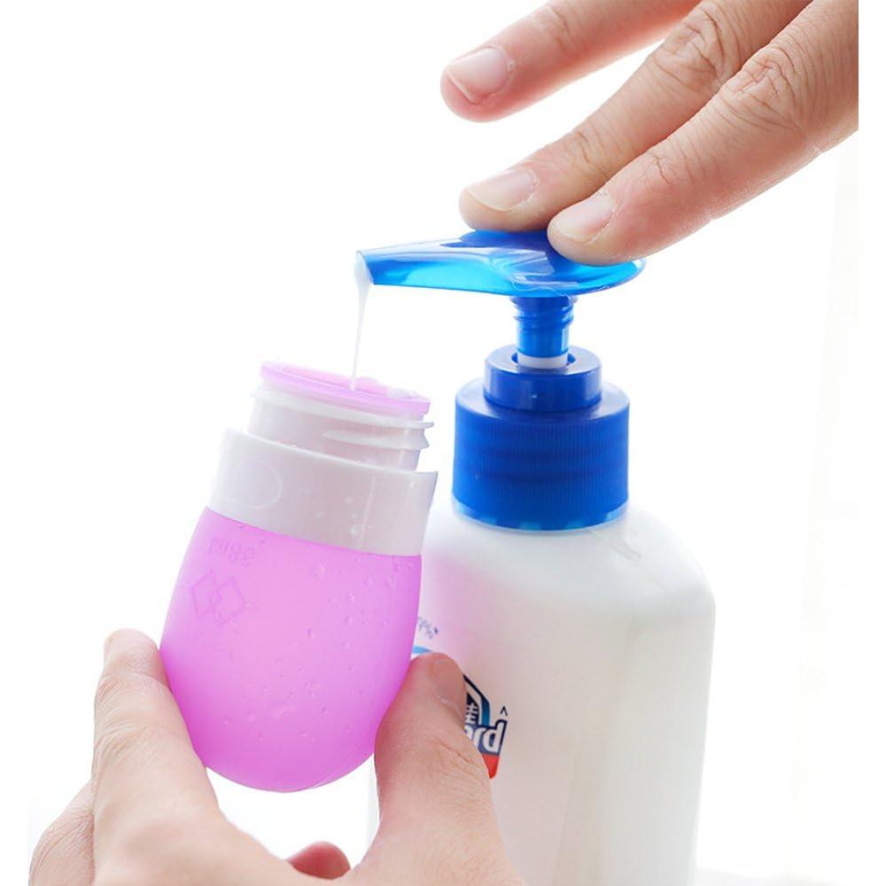 Botellas de Viaje de Silicona Mziart 38.4 ml - Paquete de 3