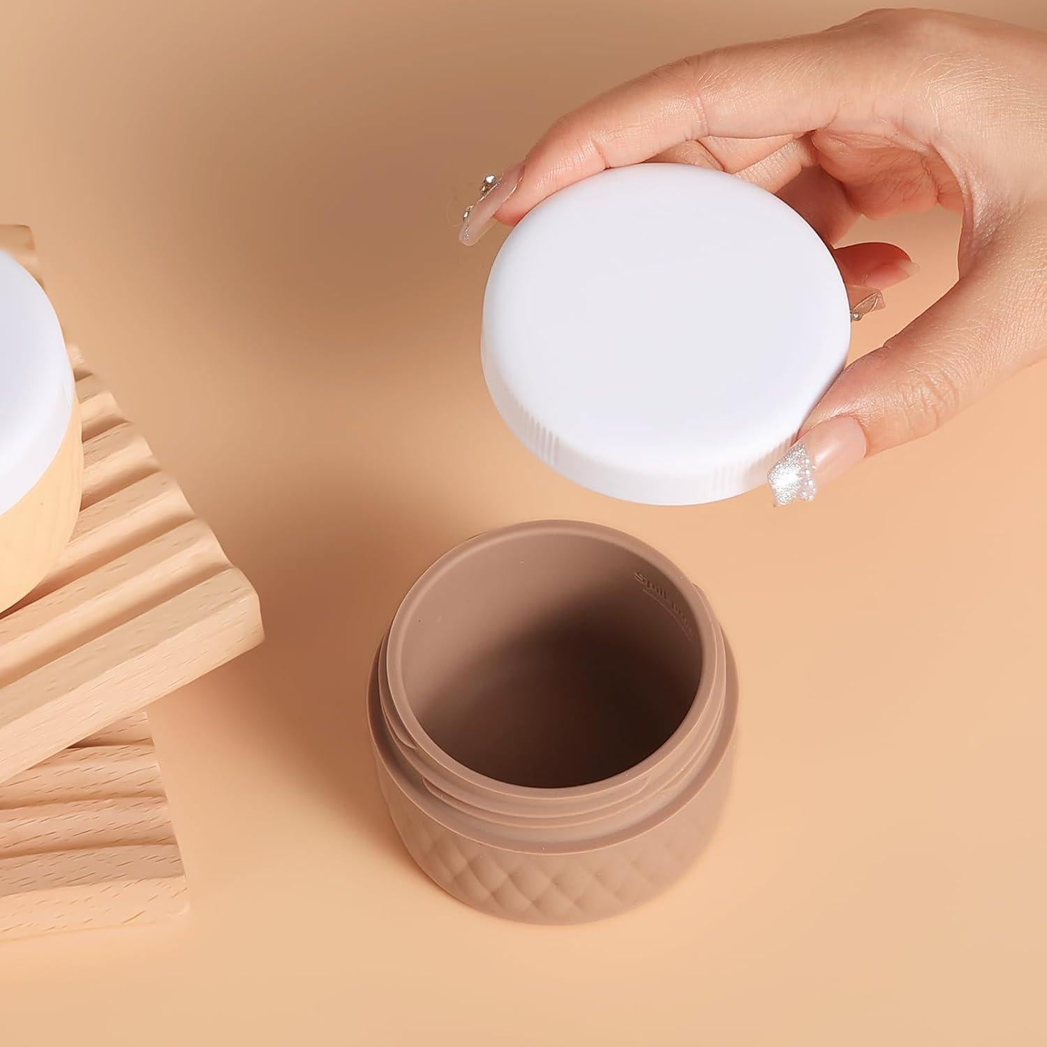 Contenedores de Viaje KUANGRE 60ml Silicona A Prueba de Fugas