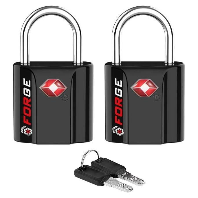 Candados de Equipaje TSA Forge - 2 Paquete, Seguridad Compacta