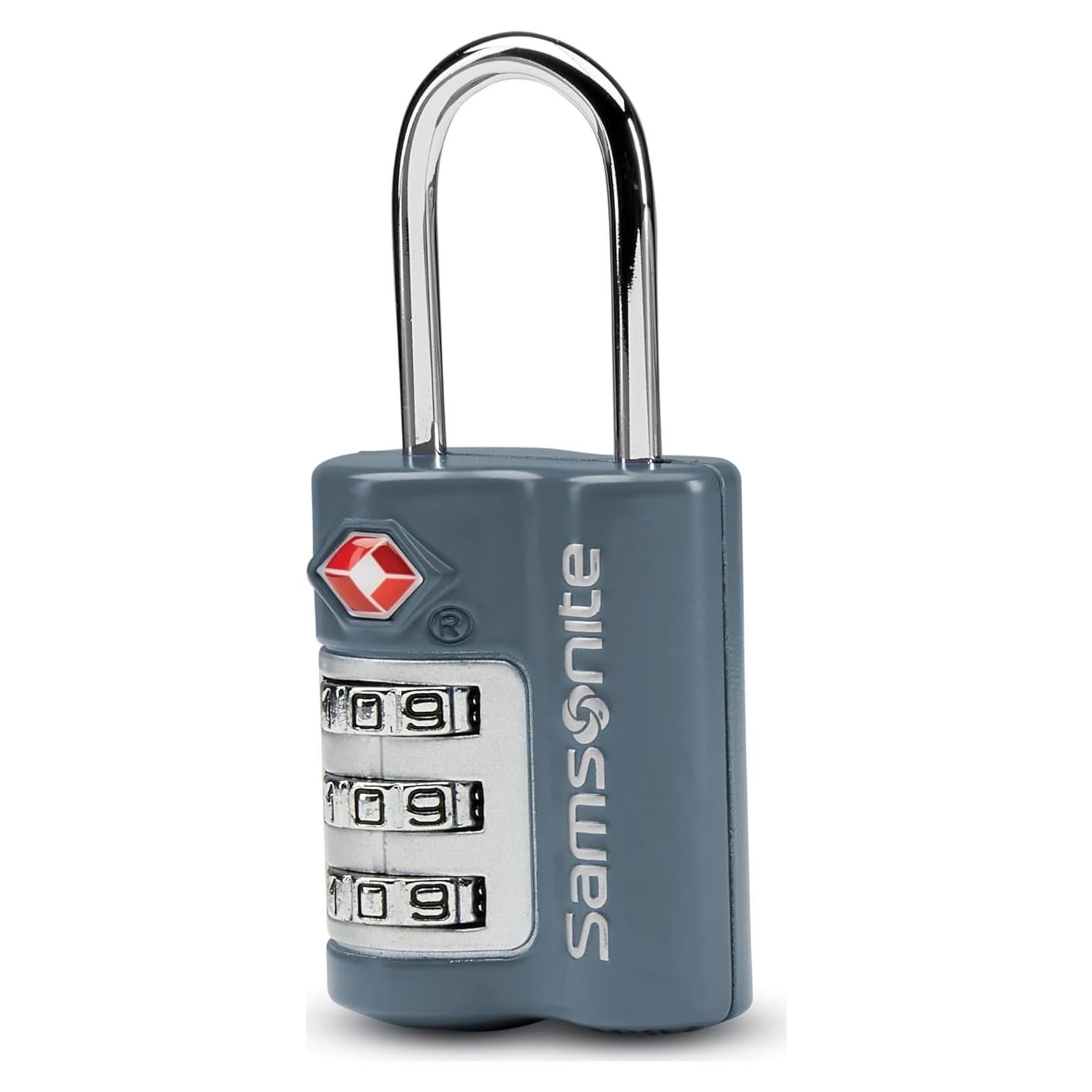 Candado de Combinación 3 Dígitos Samsonite Azul TSA
