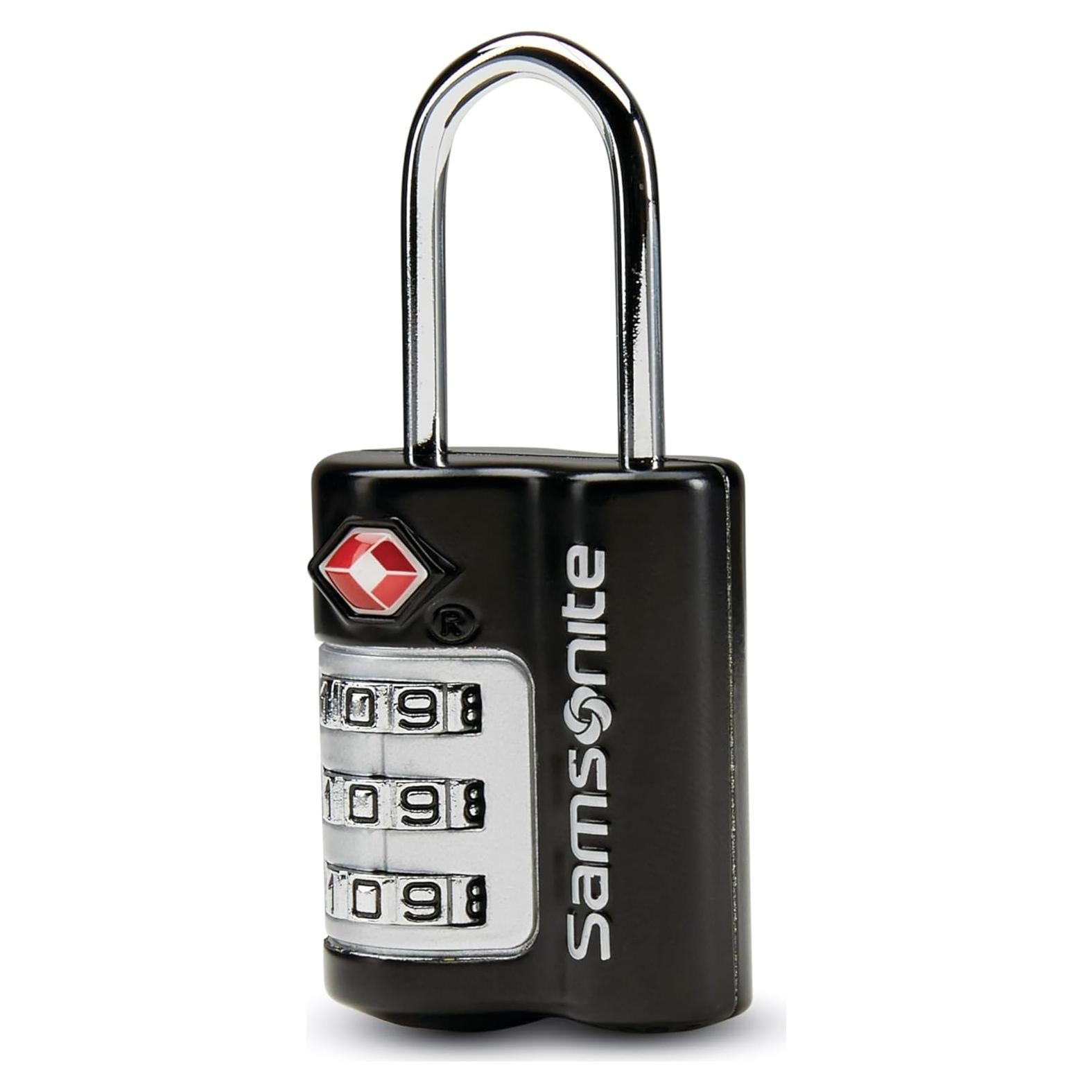Candado de Combinación 3 Dígitos Samsonite TSA Negro
