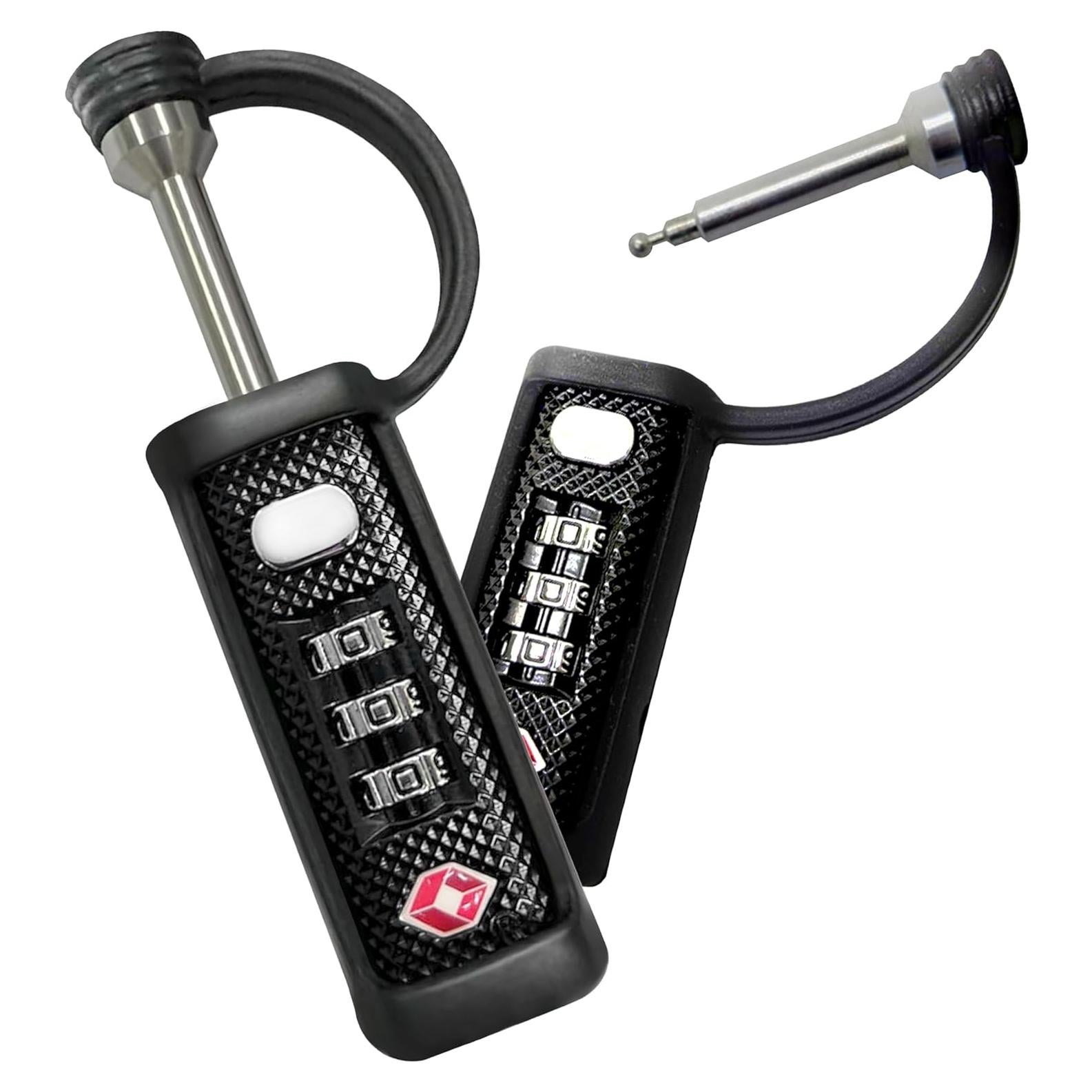 Candado Táctico TSA Cedar Mill Fine - 2 Paquete Negro