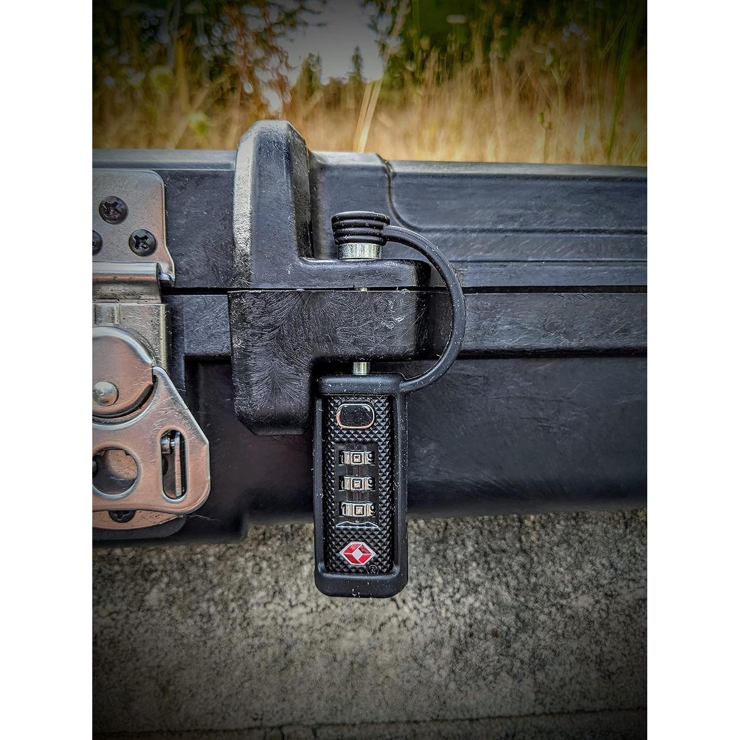 Candado Táctico TSA Cedar Mill Fine - 2 Paquete Negro