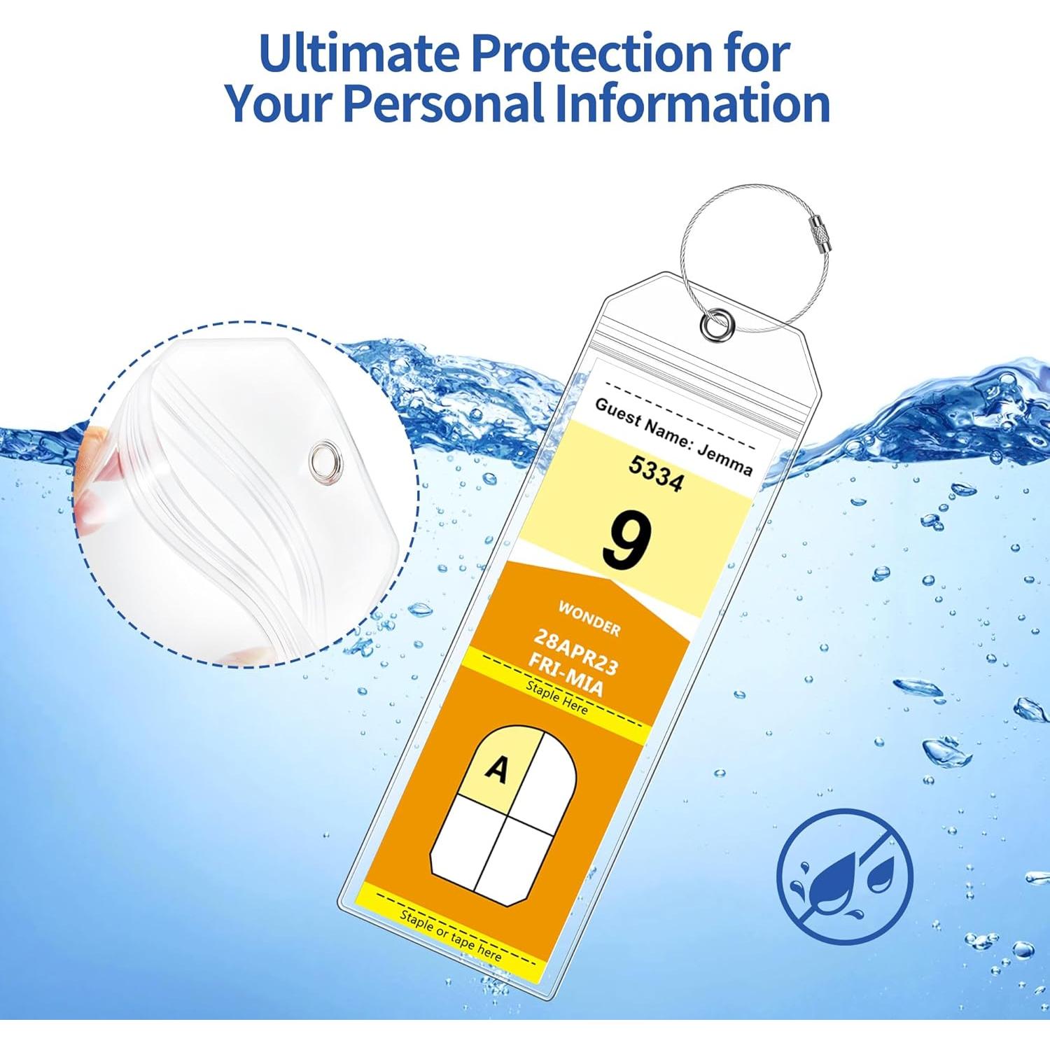 Etiquetas de Equipaje para Crucero SEAVILIA - Paquete de 8