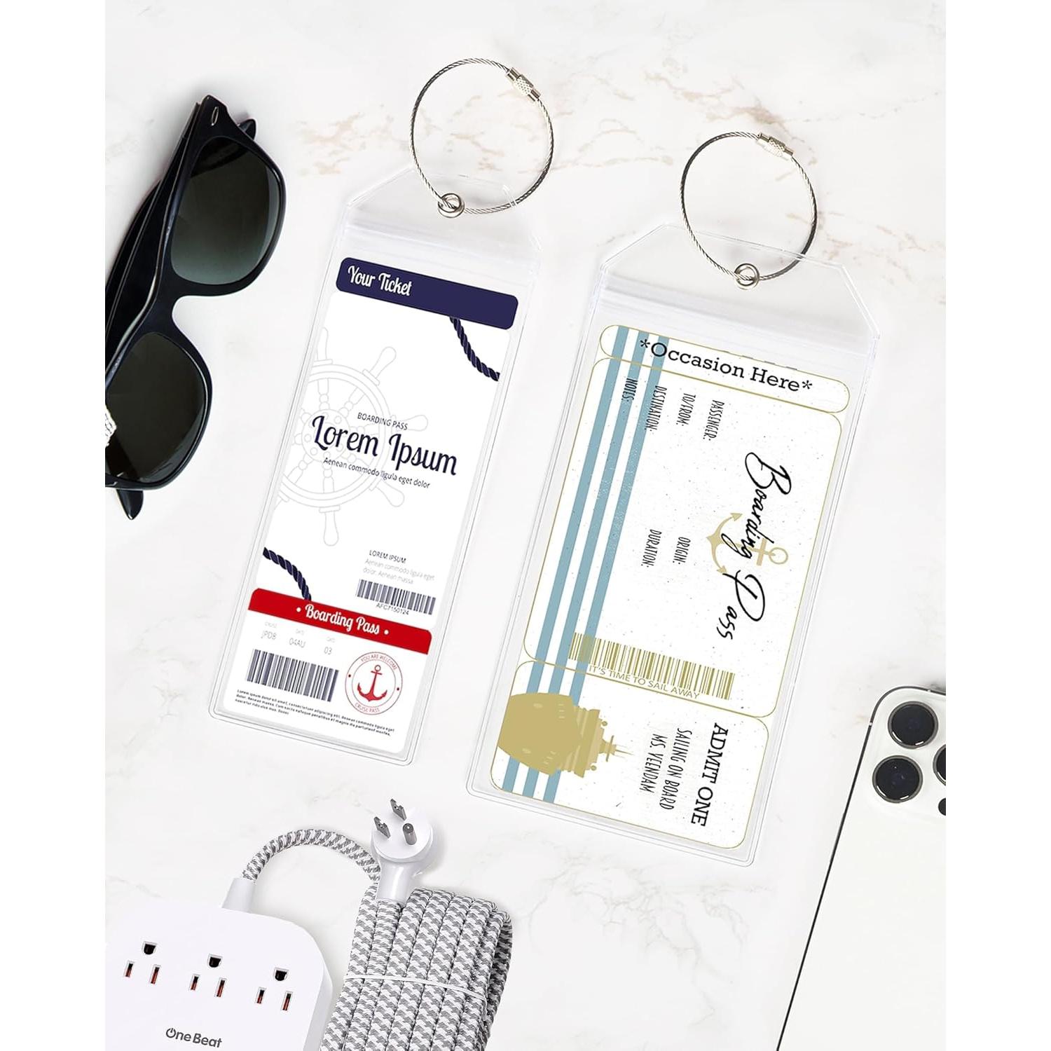 Etiquetas de Equipaje para Crucero SEAVILIA - Paquete de 8