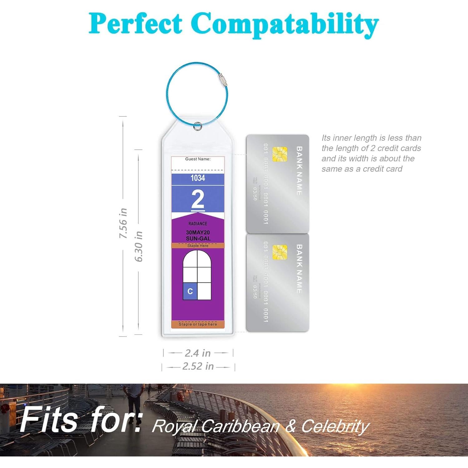 Soporte de Etiqueta de Equipaje Jollyants para Cruceros 2025 - Paquete de 5