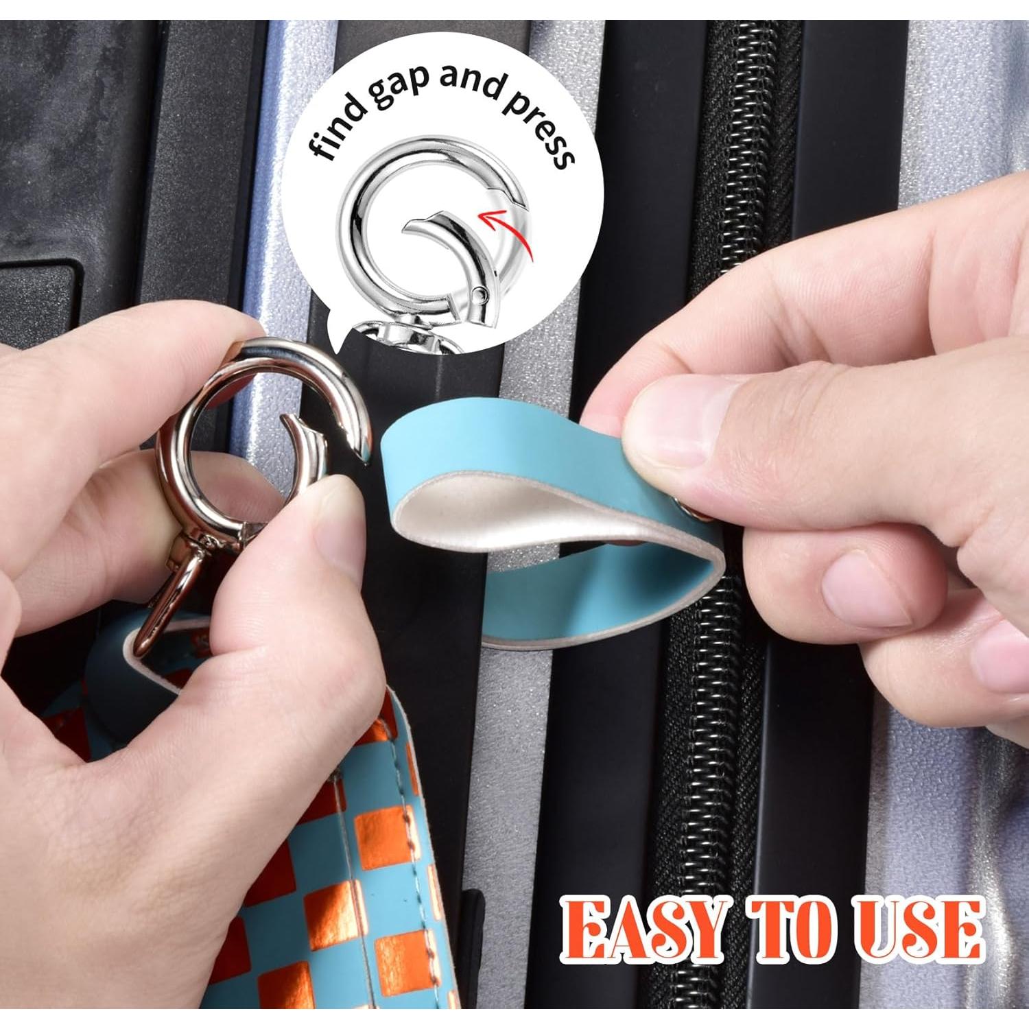 Etiquetas de Equipaje de Cuero FELLOWEAN - Paquete de 3