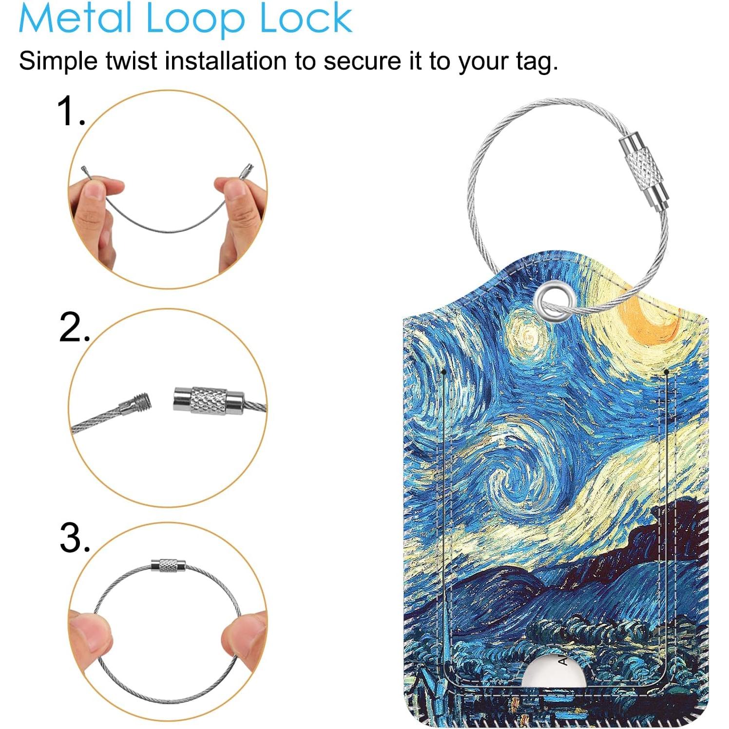 Etiquetas de Equipaje Fintie Noche Estrellada - 2 Pzs