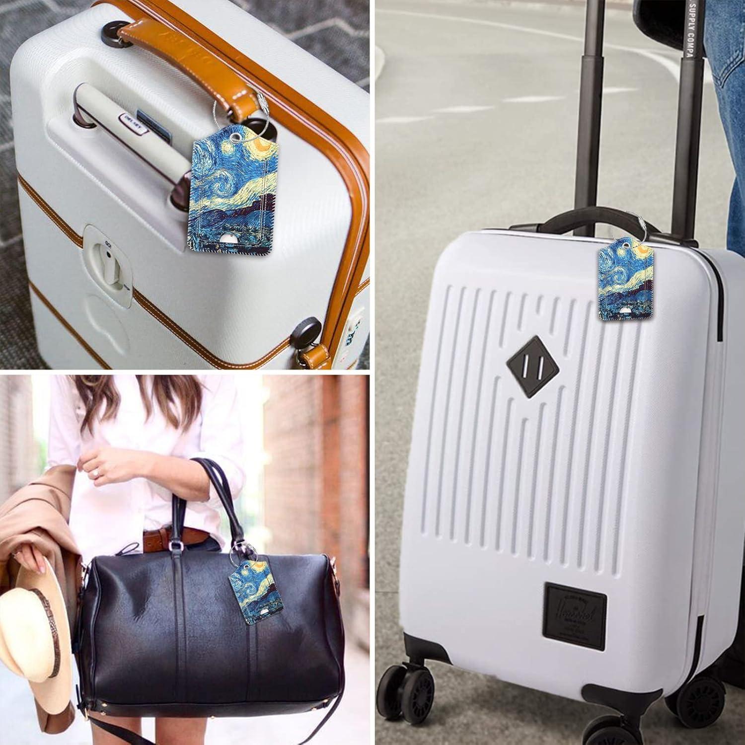 Etiquetas de Equipaje Fintie Noche Estrellada - 2 Pzs