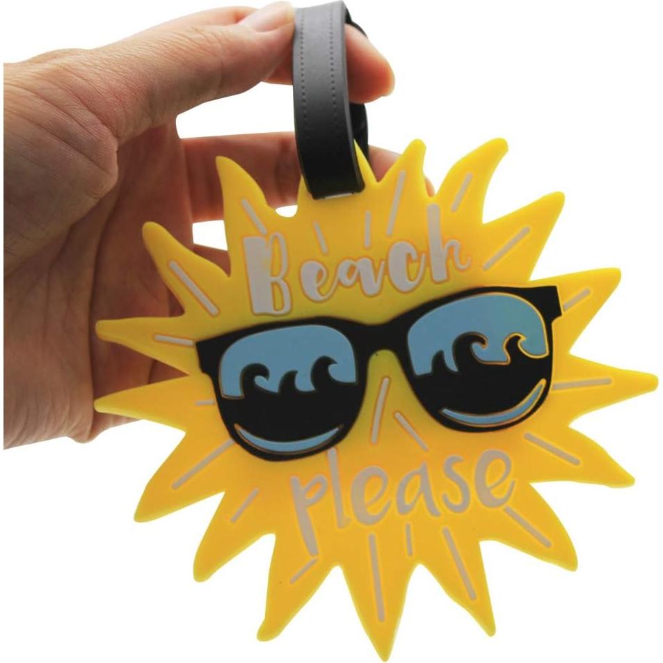 Etiquetas de Equipaje Mziart Multicolor Juego de 5 Unidades