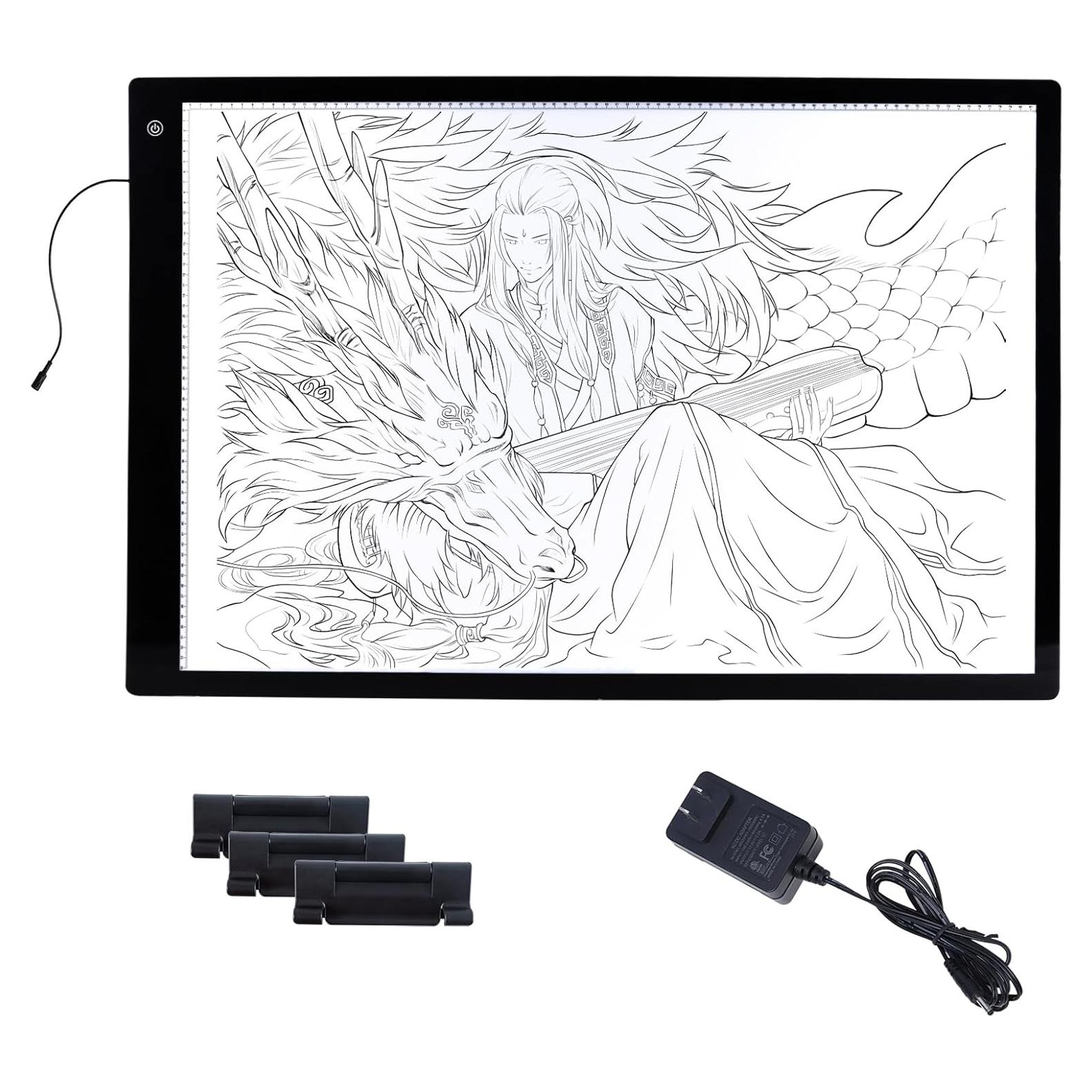 Caja de Luz A1 VKTEKLAB Extra Grande 90x60 cm con Adaptador