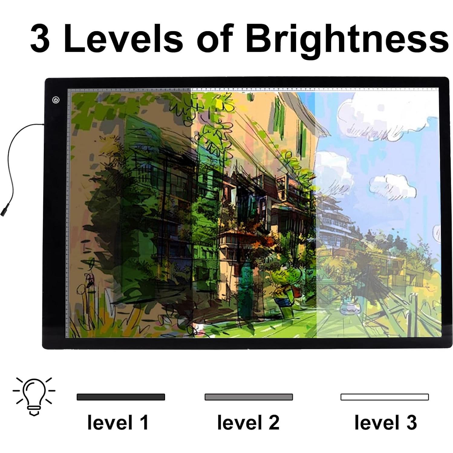 Caja de Luz A1 VKTEKLAB Extra Grande 90x60 cm con Adaptador