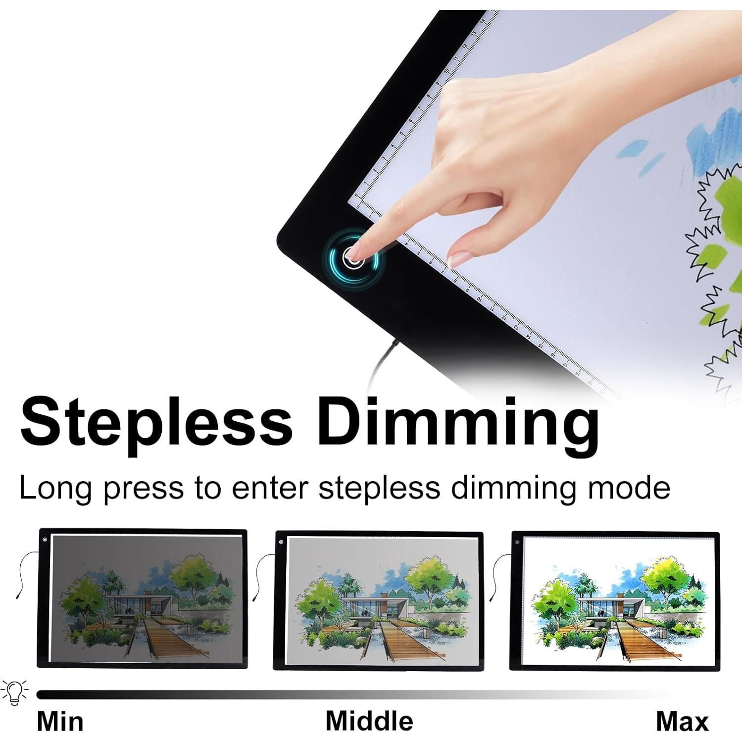 Caja de Luz A1 VKTEKLAB Extra Grande 90x60 cm con Adaptador