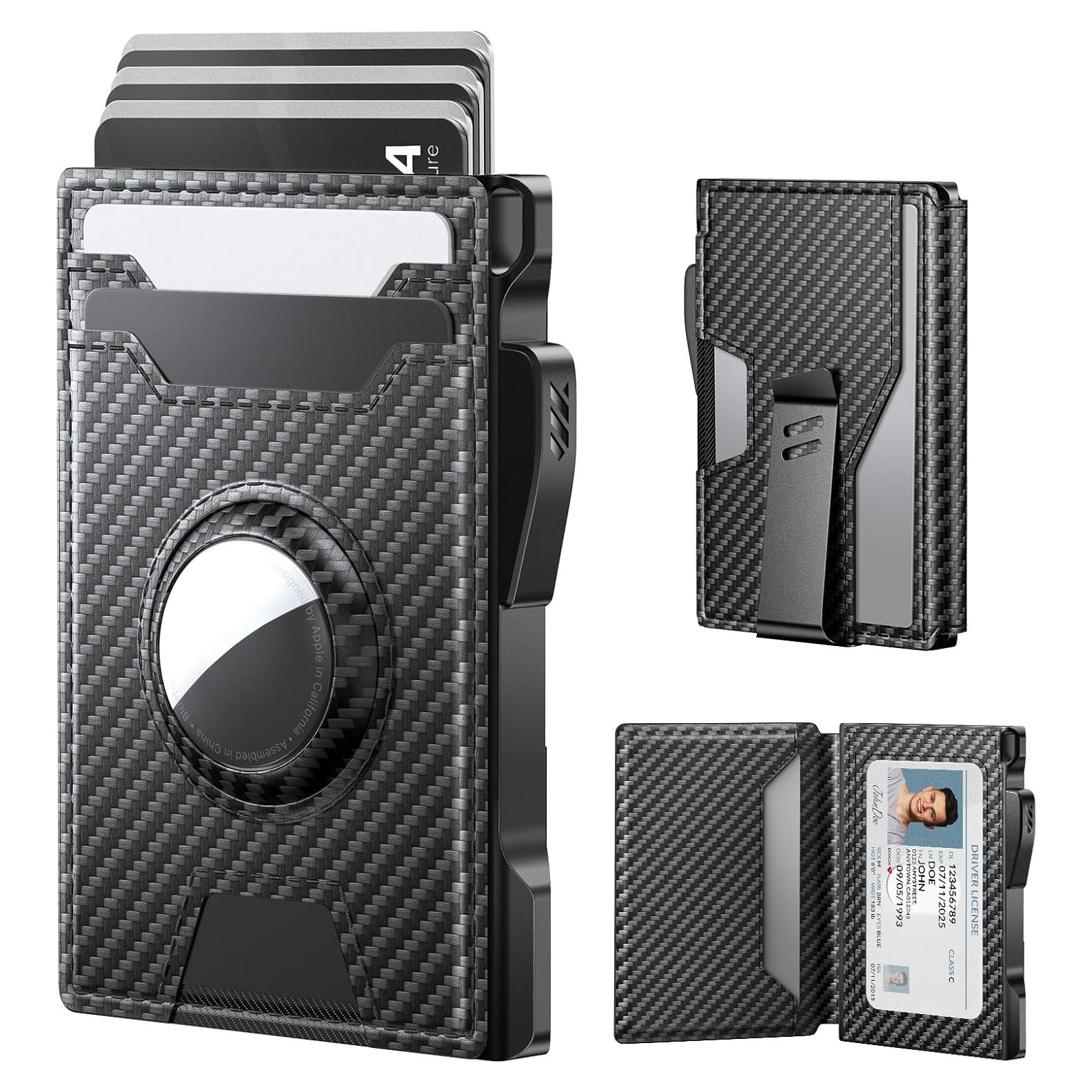 Cartera para Hombres Typecase con Soporte AirTag y Bloqueo RFID