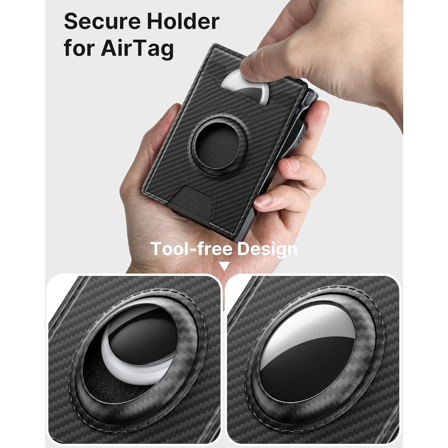 Cartera para Hombres Typecase con Soporte AirTag y Bloqueo RFID