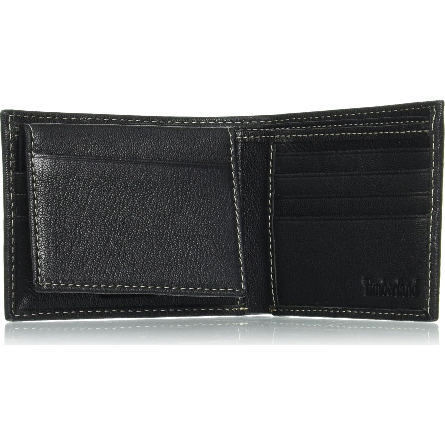 Billetera Timberland de cuero con bloqueo RFID para hombres