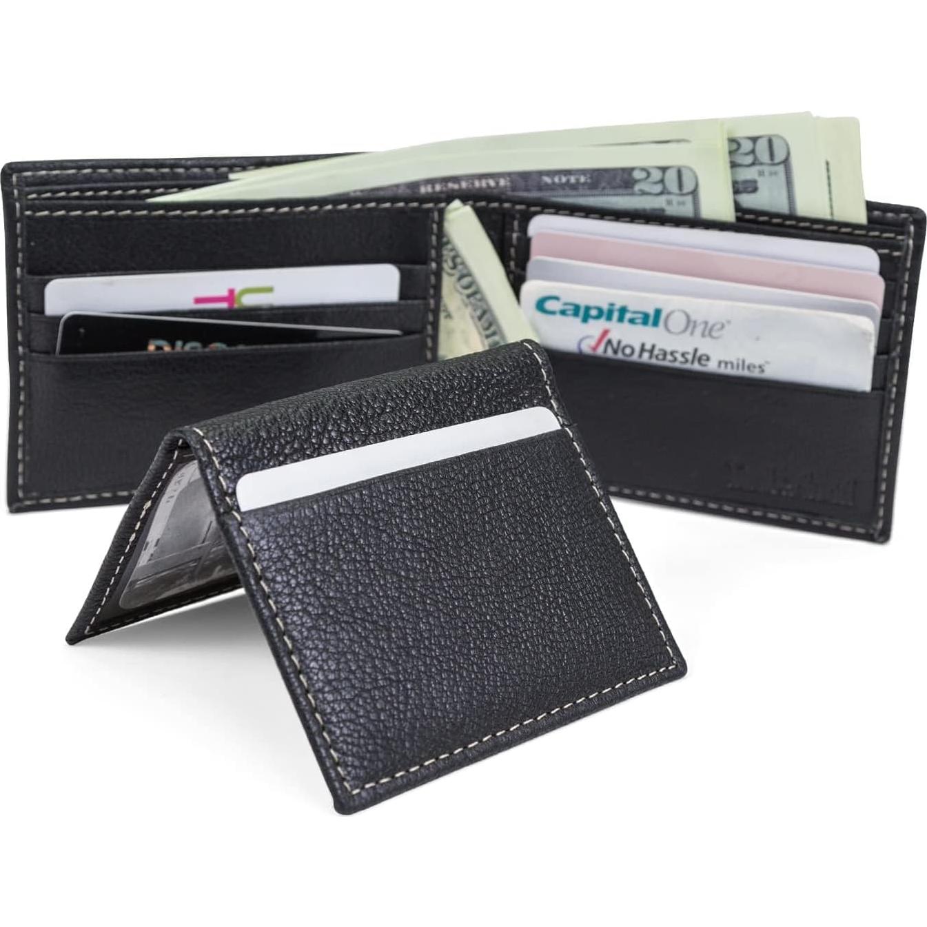 Billetera Timberland de cuero con bloqueo RFID para hombres