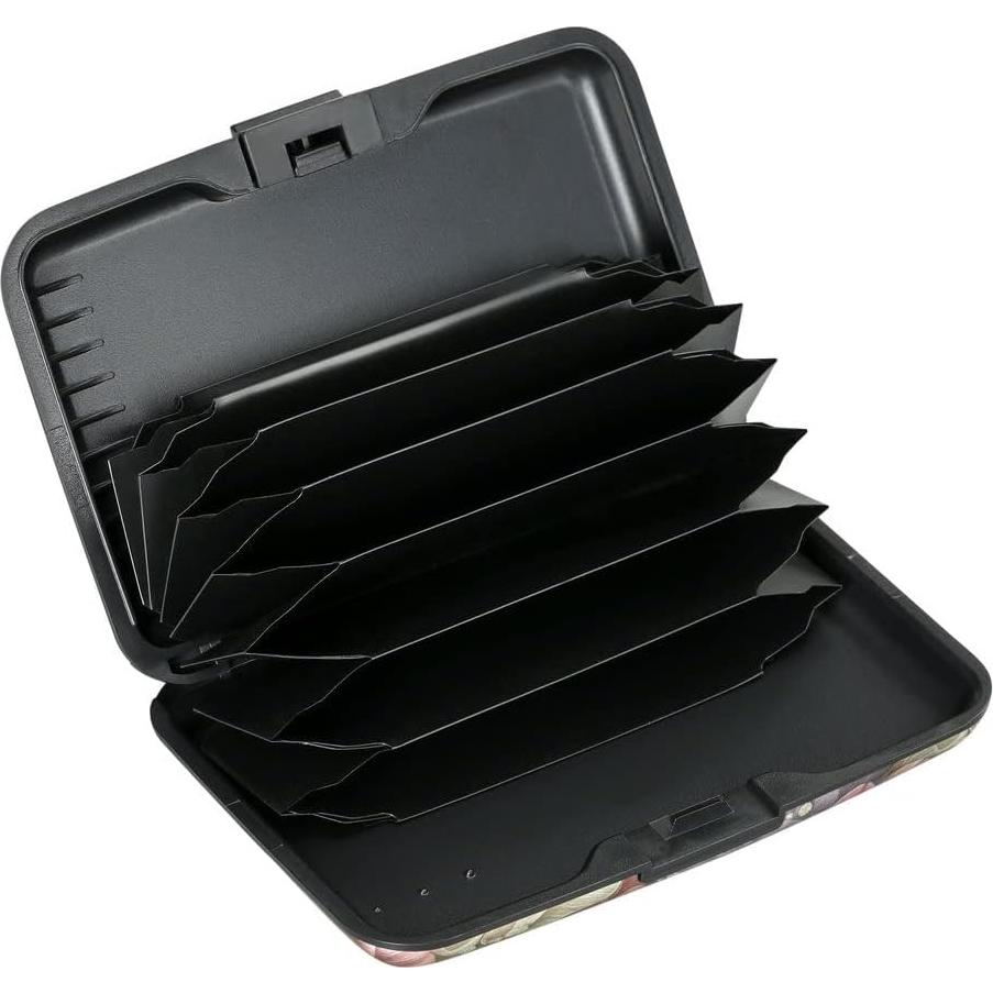 Cartera RFID Aluminio Elfish Flor Feliz para Tarjetas