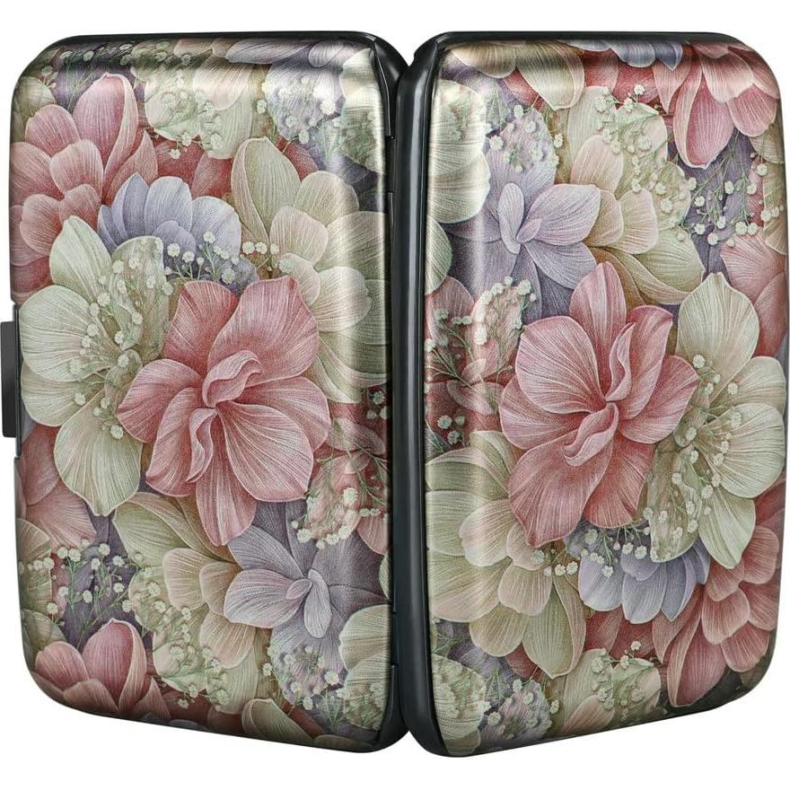 Cartera RFID Aluminio Elfish Flor Feliz para Tarjetas