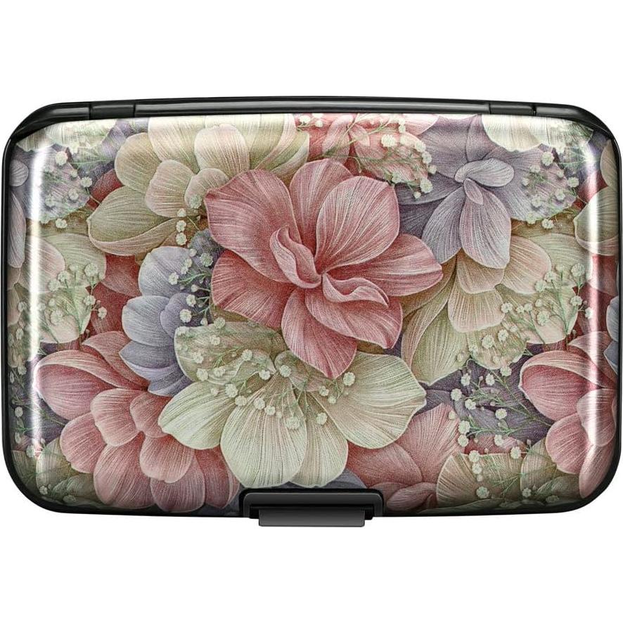 Cartera RFID Aluminio Elfish Flor Feliz para Tarjetas