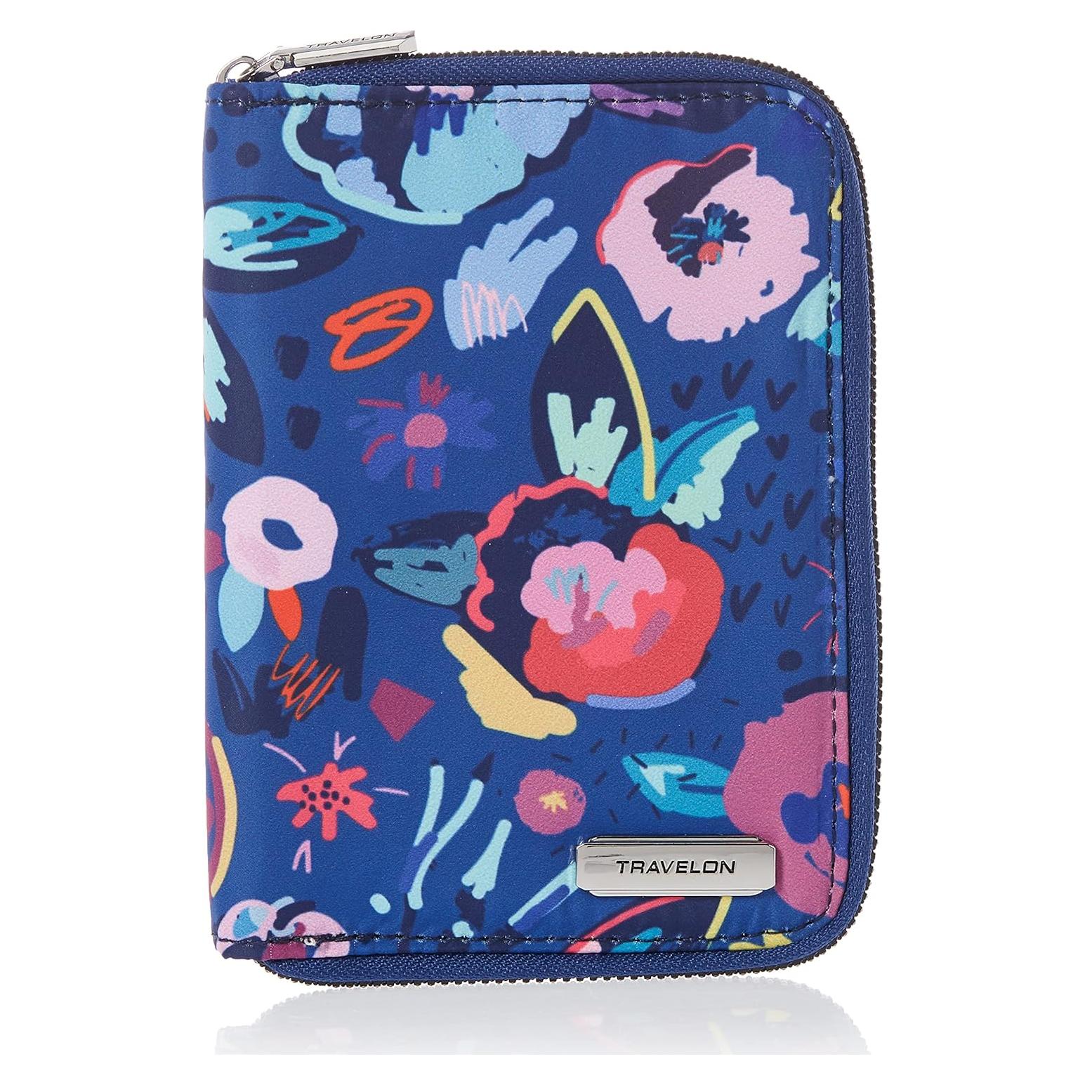 Billetera de viaje Travelon con bloqueo RFID para pasaporte