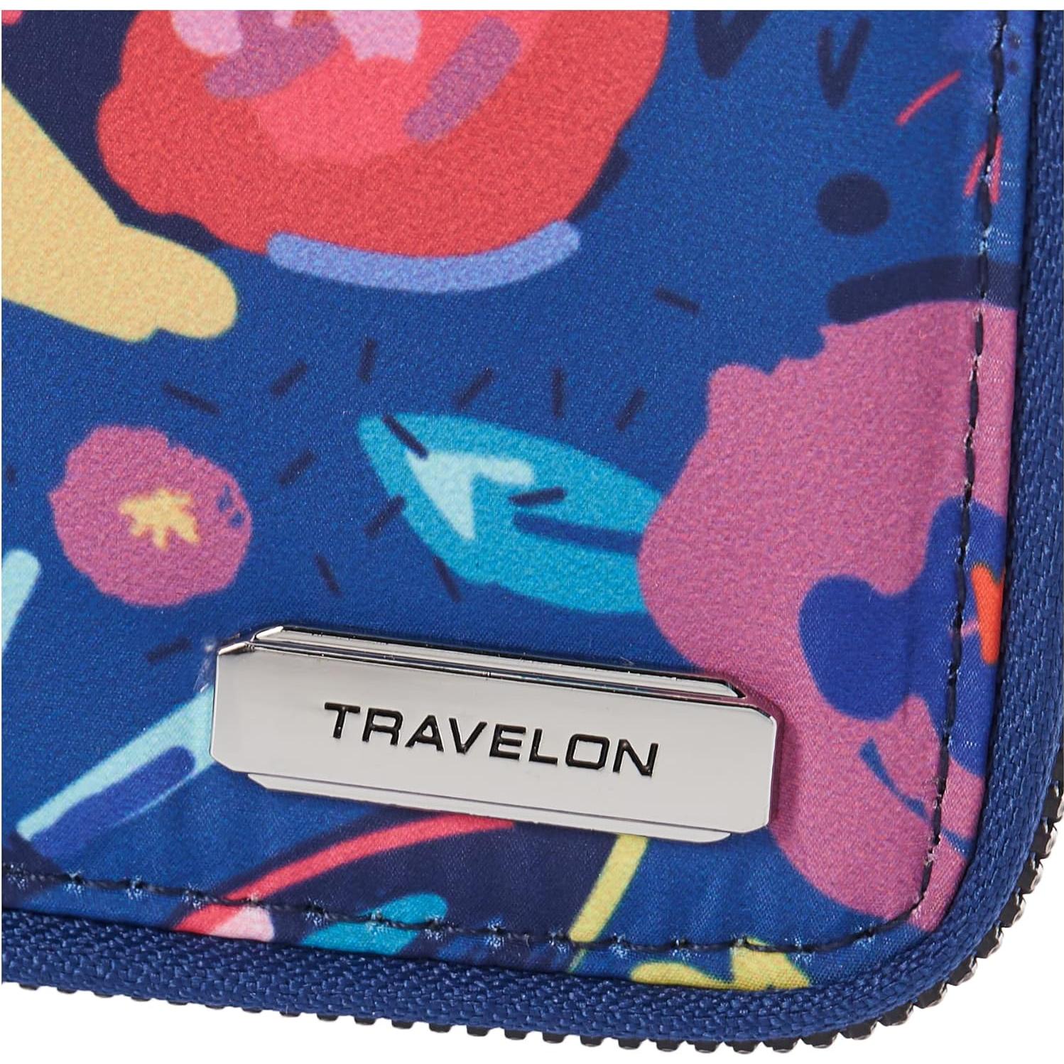 Billetera de viaje Travelon con bloqueo RFID para pasaporte