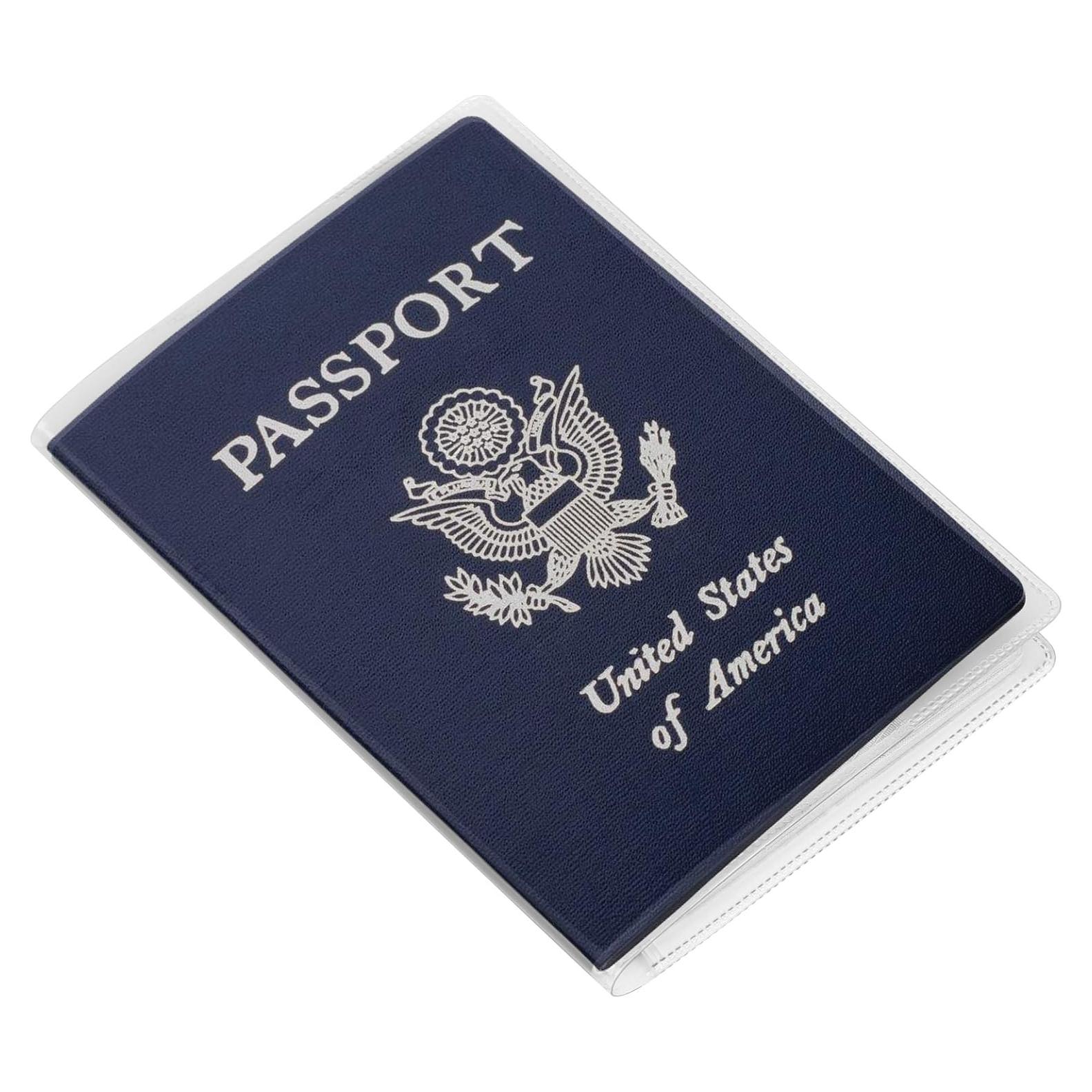 Paquete de 5 fundas para pasaporte KST008 transparente