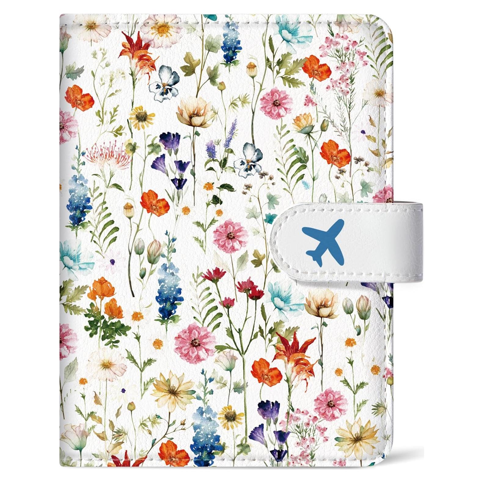 Portafolios de Pasaporte JEJEGO con Bloqueo RFID - A-Flora Silvestre