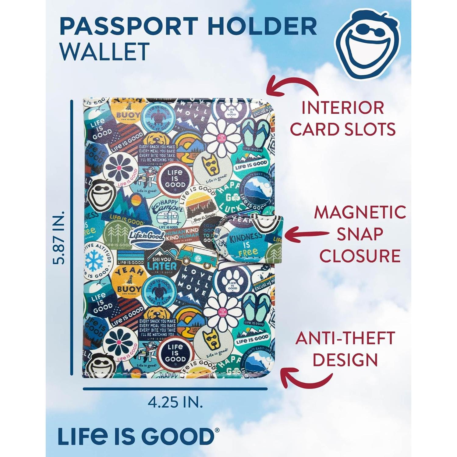 Cubierta de Pasaporte La Vida es Buena - A prueba de robos