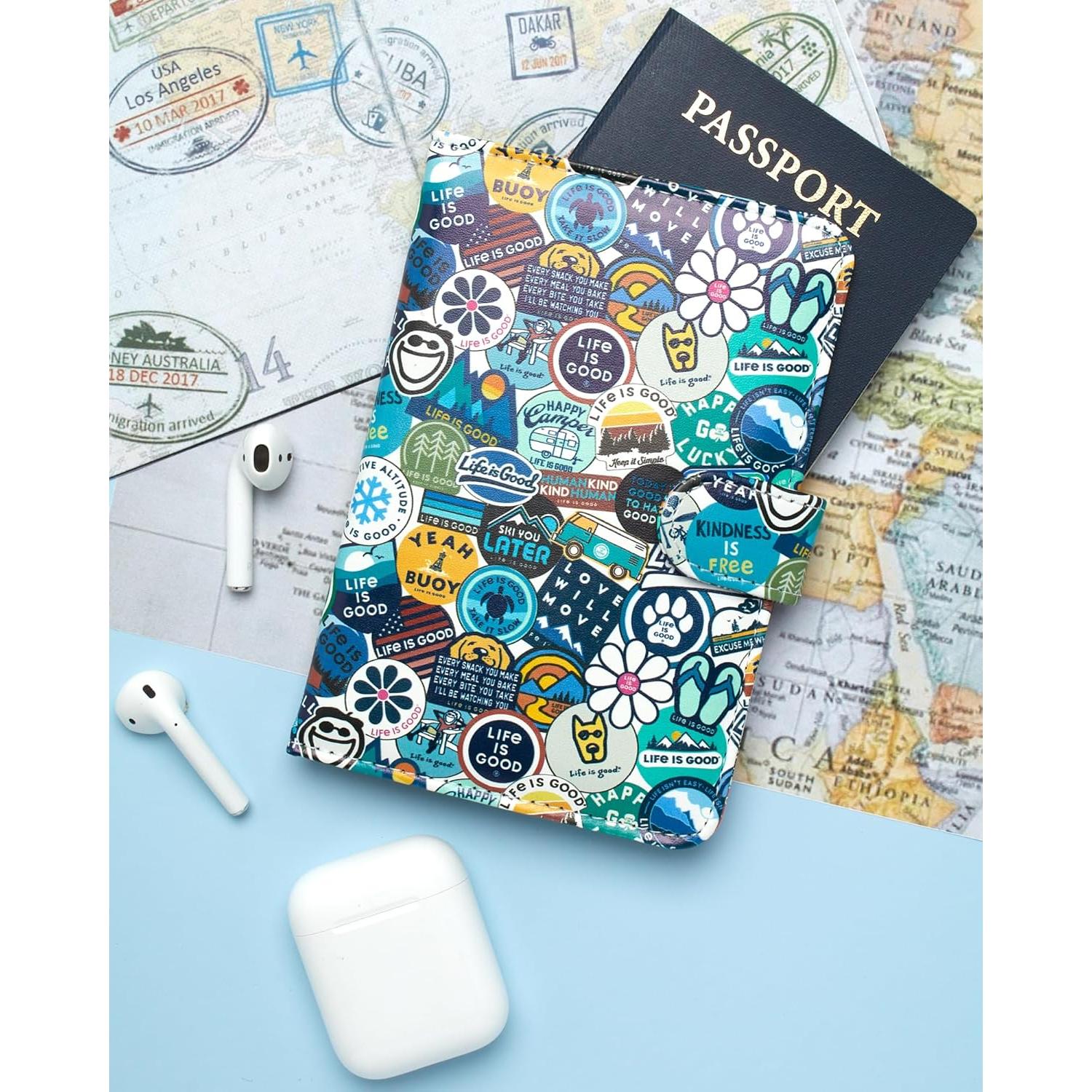 Cubierta de Pasaporte La Vida es Buena - A prueba de robos