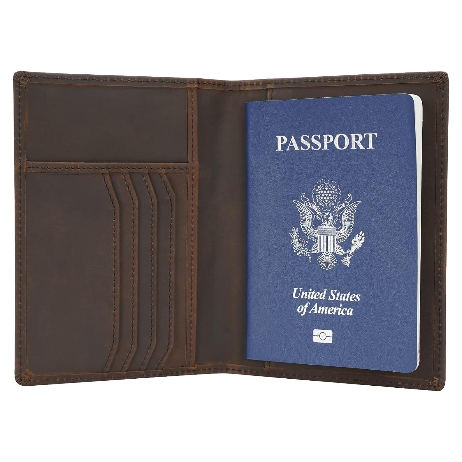 Billetera Bifold de Cuero Polare con Bloqueo RFID para Hombre