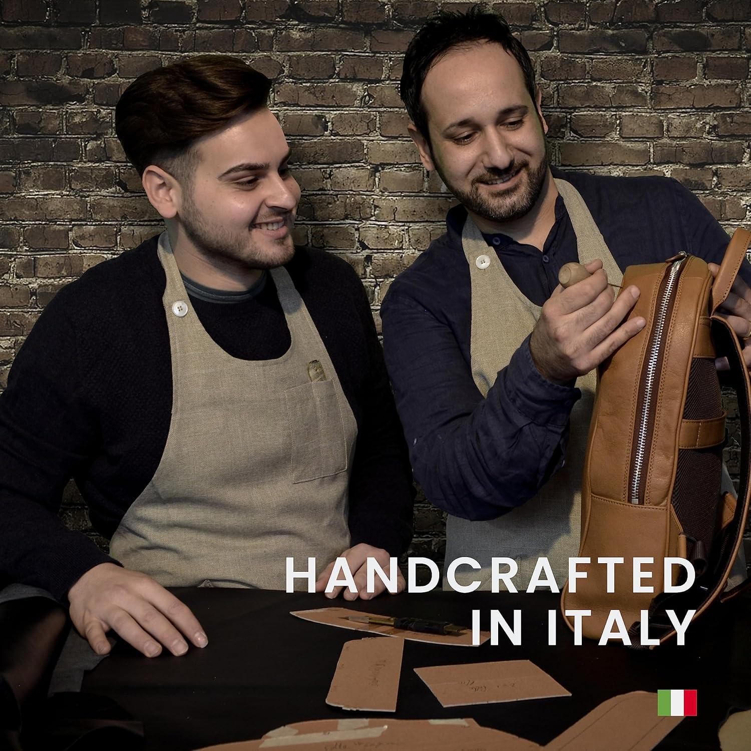 Funda de Pasaporte de Cuero Italiano Maruse Azul Marino