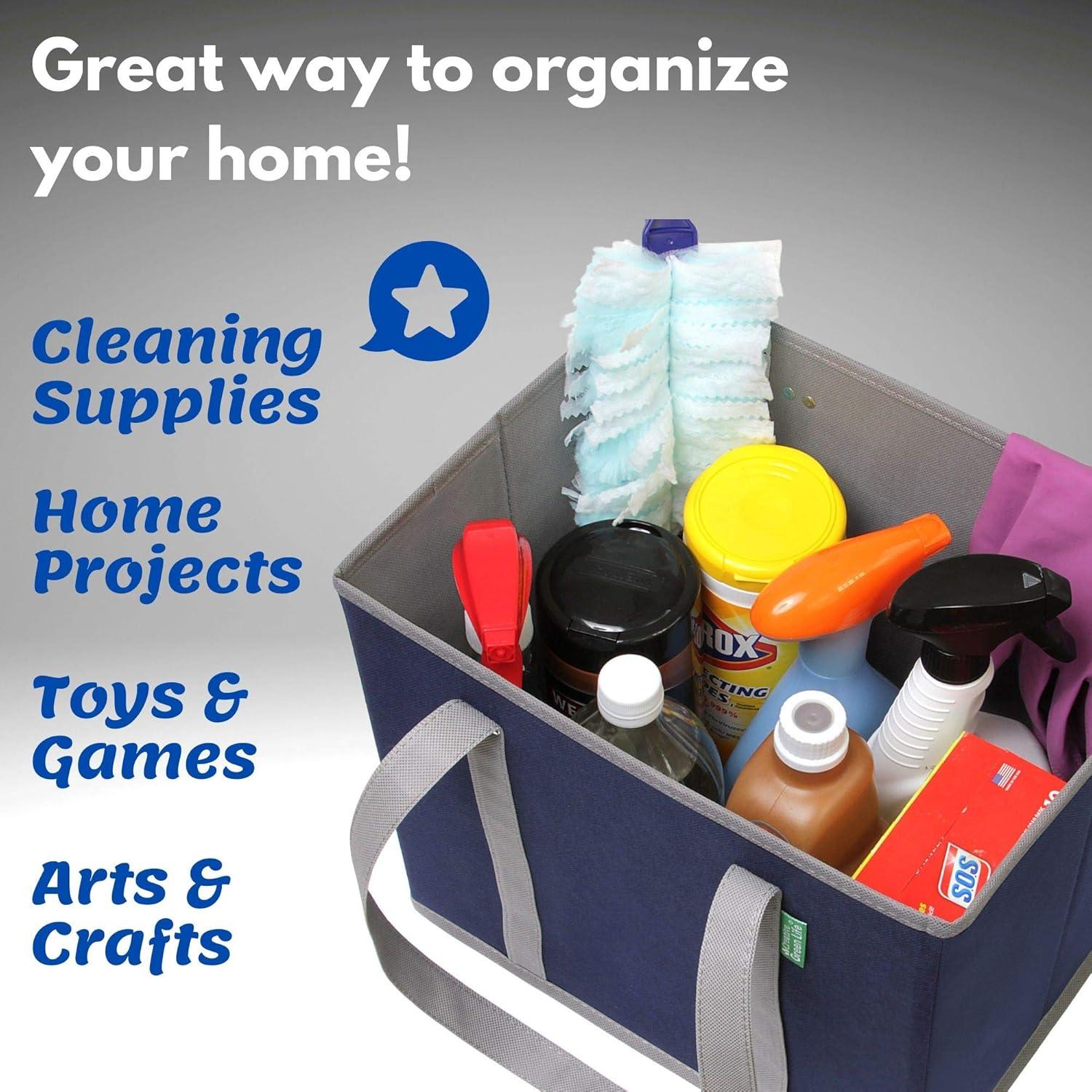 Bolsas de Compras Reutilizables CGL - 3 Piezas Azul Marino