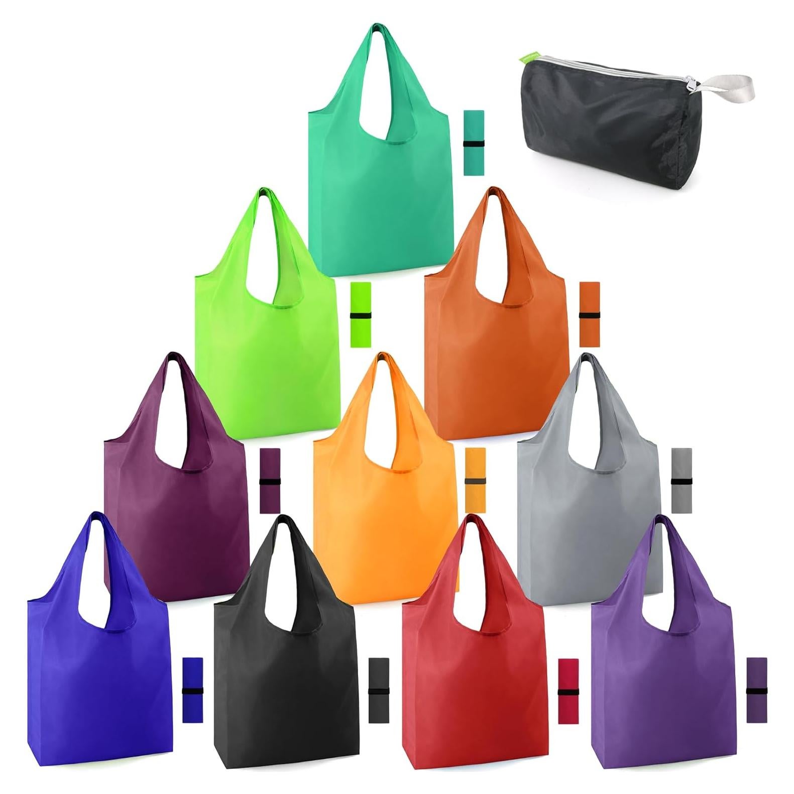 BeeGreen Bolsas Reutilizables Plegables 10 Unidades 22.68 kg