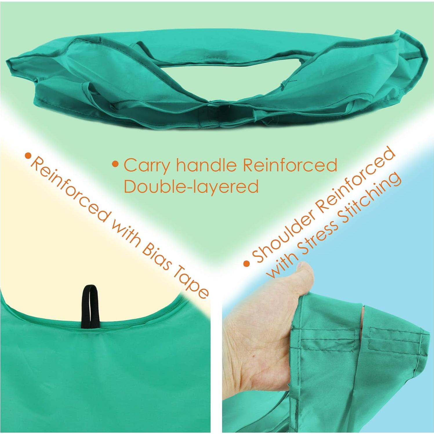 BeeGreen Bolsas Reutilizables Plegables 10 Unidades 22.68 kg