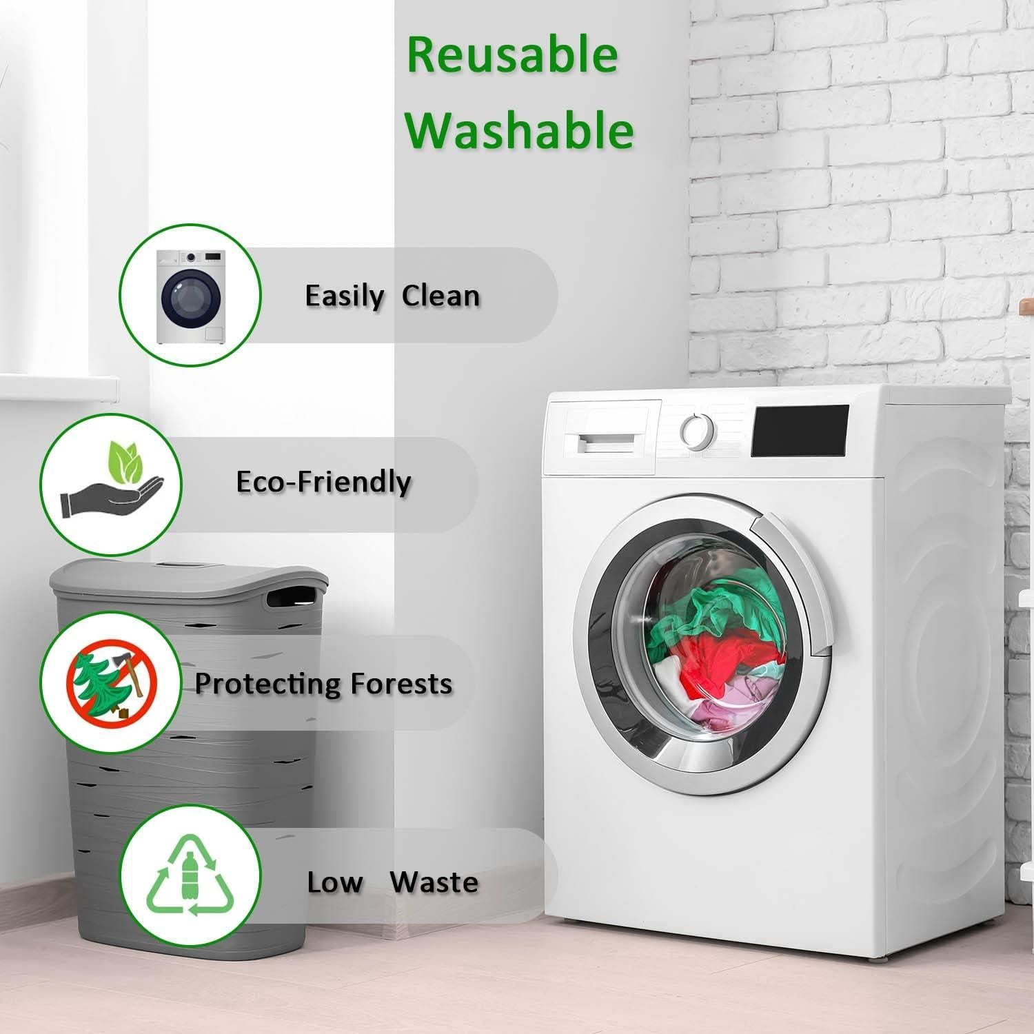 Bolsas de Compras Reutilizables Noilk 6 Piezas 22.68Kg Plegables