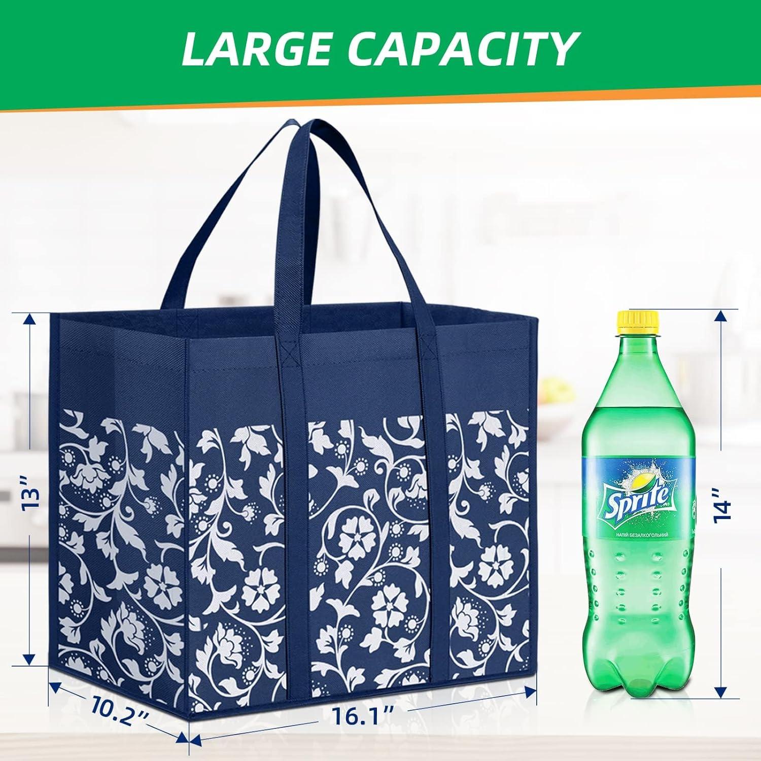 Bolsas de Compras Reutilizables WOWBOX 4-Pack Azul 35L