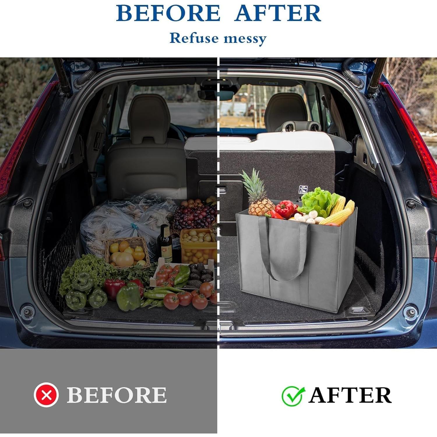 Bolsas de Compras Reutilizables WISELIFE 10 Piezas 22.68 kg