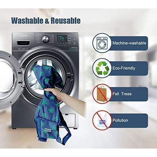 Paquete de 6 Bolsas de Compras Reutilizables Reroucky 15.88 kg