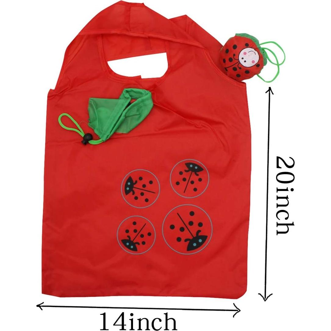 10 Bolsas de Compras Plegables Ecológicas YUYIKES Animales