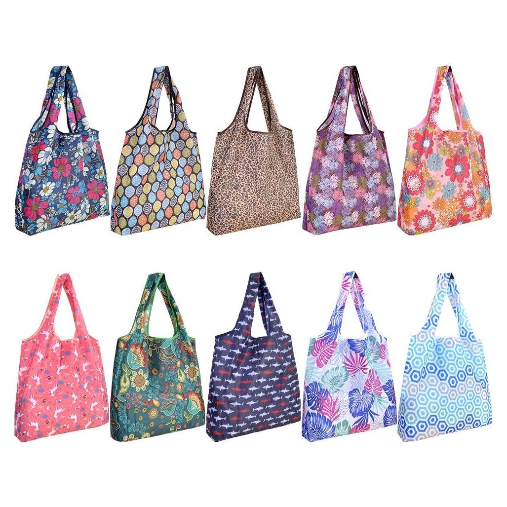 Paquete de 10 Bolsas de Compras Reutilizables SZUAH 18 kg