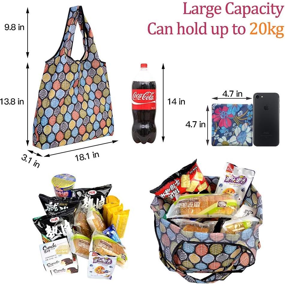 Paquete de 10 Bolsas de Compras Reutilizables SZUAH 18 kg