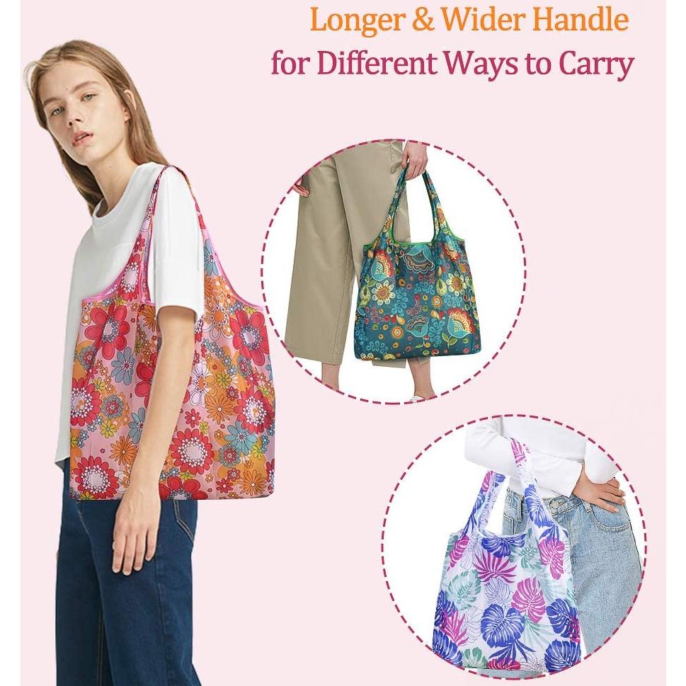 Paquete de 10 Bolsas de Compras Reutilizables SZUAH 18 kg