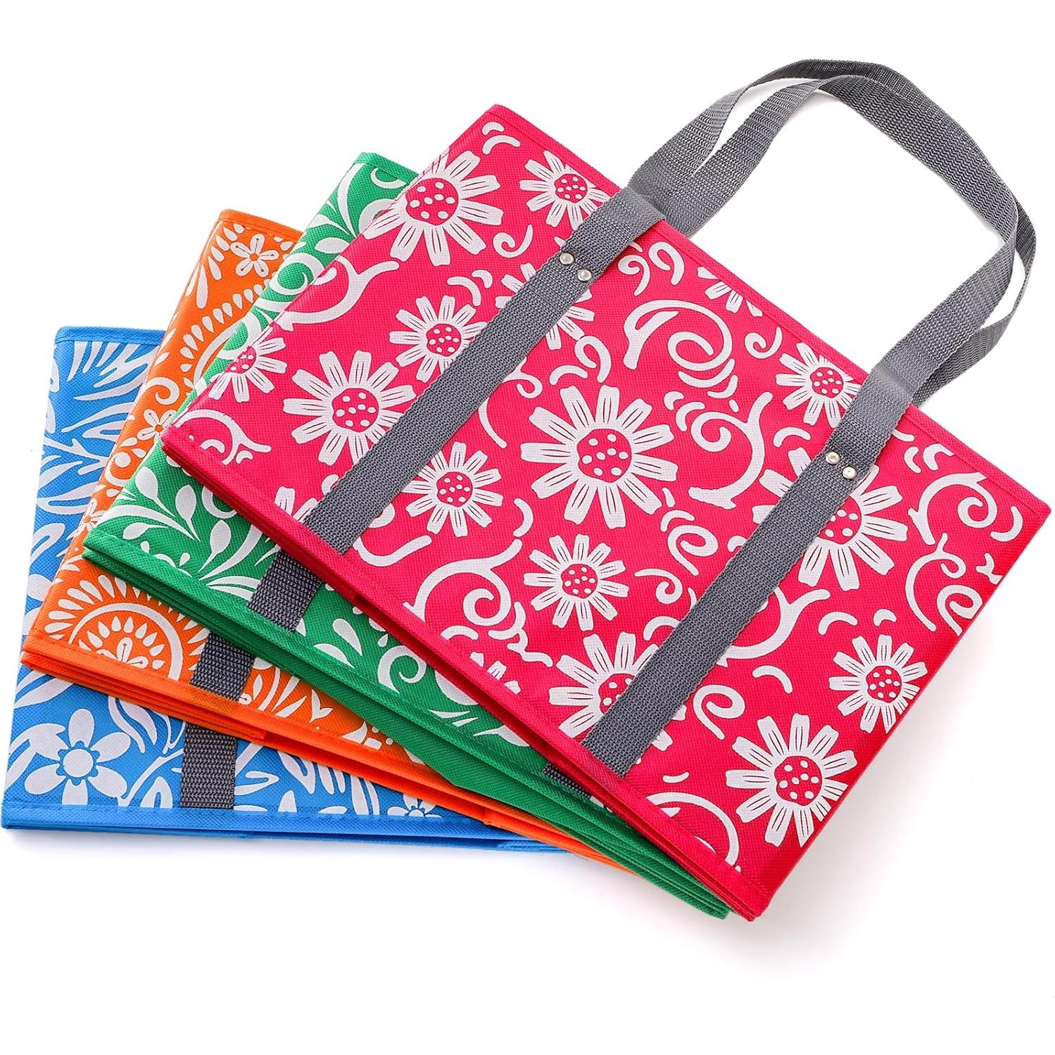 Bolsas de Compras Reutilizables Yarlung 4 Piezas Plegables