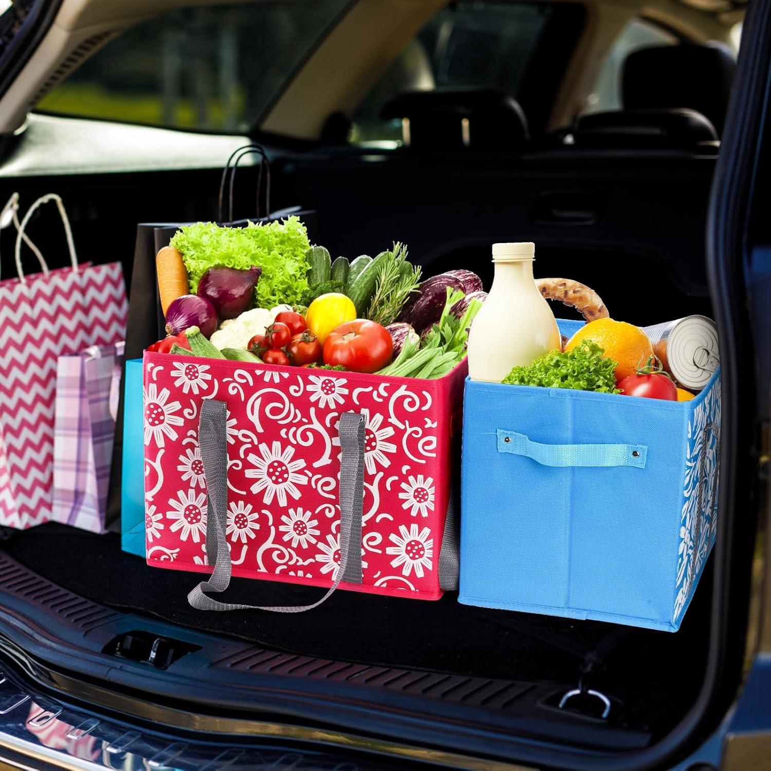 Bolsas de Compras Reutilizables Yarlung 4 Piezas Plegables