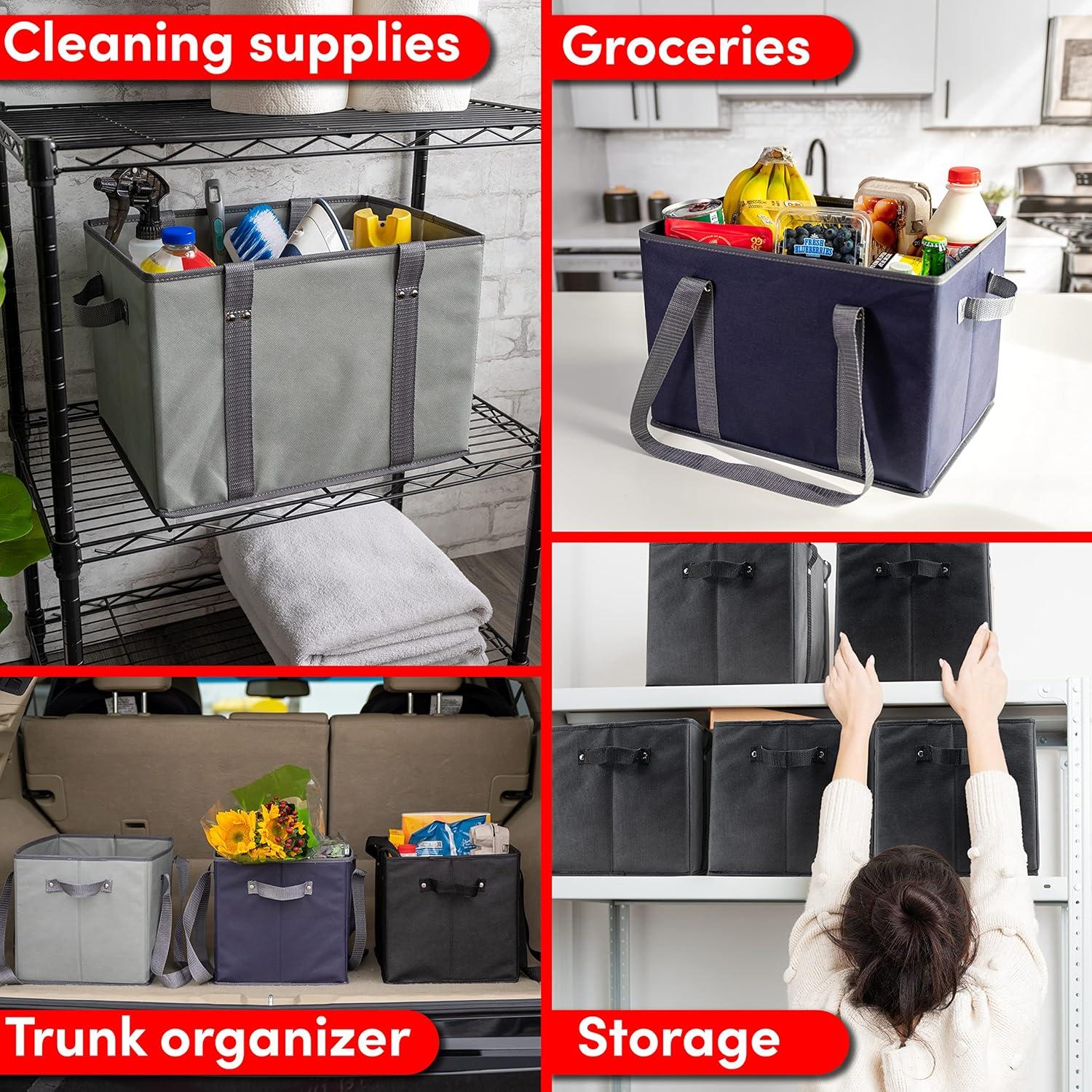 Bolsas de Compras Reutilizables Windhaven 4pk Extra Grandes