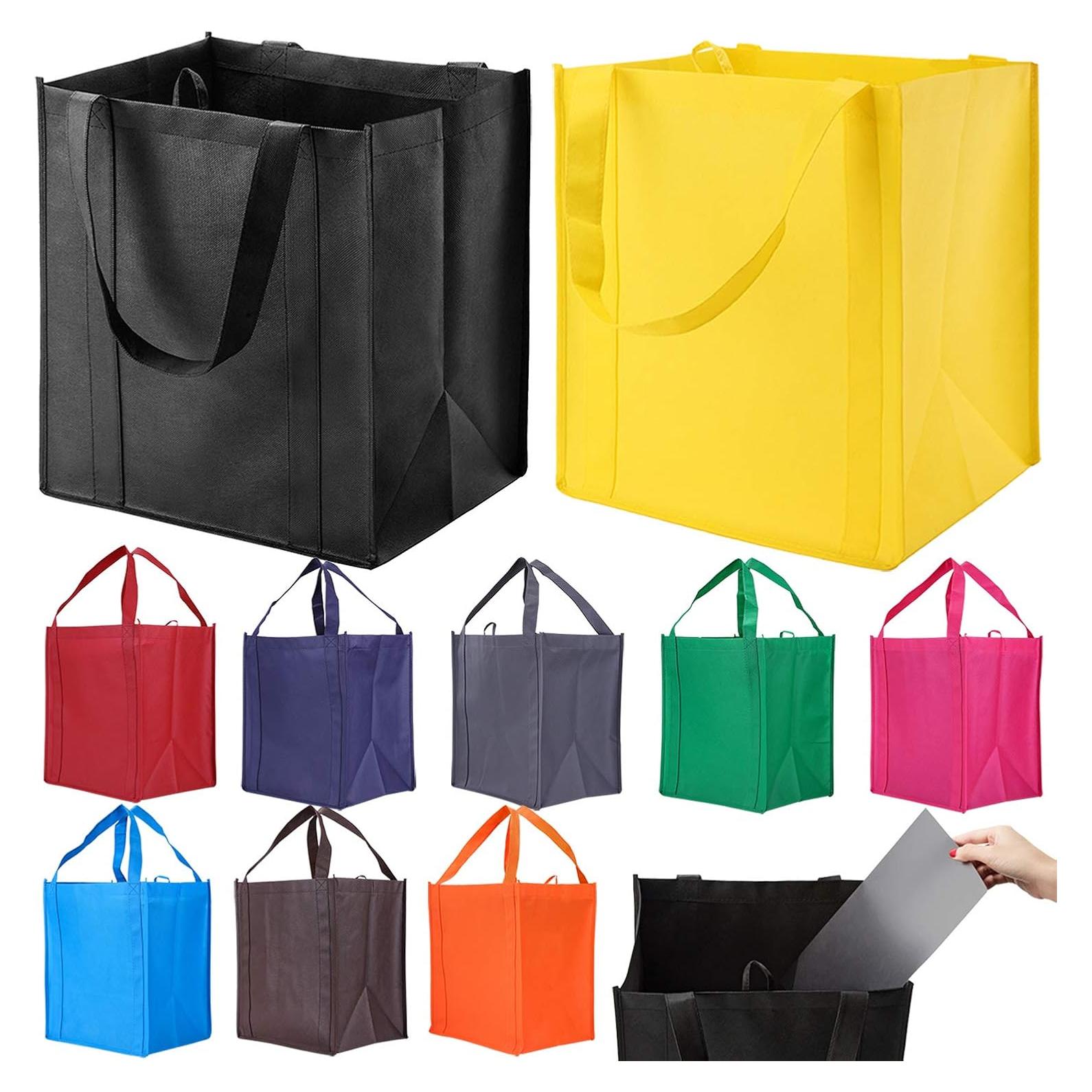 Bolsas de Compras Reutilizables NERUB - 10 Piezas 38x33x25 cm