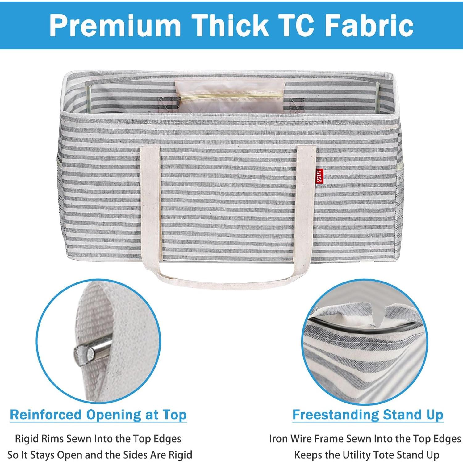 Bolsa de Compras Reutilizable LHZK 57x26x30cm Gris